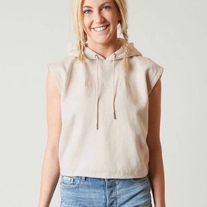 Calvin Klein Sleeveless Cropped Sweatshirt